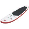 Inflatable Stand-Up Paddleboard Set – Red & White