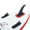 Inflatable Stand-Up Paddleboard Set – Red & White
