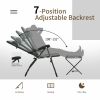 2 Pieces Folding Chair Set