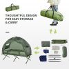 All-in-One Folding Camping Cot û Elevated Tent with Sleeping Bag & Air Mattress