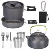 12-Piece Camping Cookware Set – Pot, Pan, Stove & Utensils