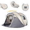 4-Person Pop-Up Camping Tent – Easy Setup for Hiking, Fishing, Beach & Outdoor Adventures