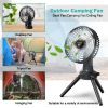 Foldable Oscillating Rechargeable Tripod Fan