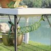 Folding Fish Cleaning Table with Sink û Portable Camping Table with Faucet & Shelf
