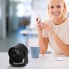 100-Speed Rechargeable Desk & Wall Fan – Mini Quiet Fan with 120° Tilt for Home, Office & Travel
