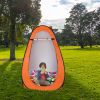 1 & 2 Person Pop-Up Toilet & Shower Tent û Portable Camping Changing Shelter (Orange)