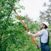 26ft Manual Pole Saw – Lightweight Tree Trimmer with Sharp Steel Blade for High Trees & Shrubs