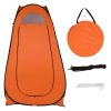 1 & 2 Person Pop-Up Toilet & Shower Tent û Portable Camping Changing Shelter (Orange)