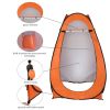1 & 2 Person Pop-Up Toilet & Shower Tent û Portable Camping Changing Shelter (Orange)