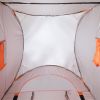 1 & 2 Person Pop-Up Toilet & Shower Tent û Portable Camping Changing Shelter (Orange)