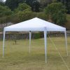 3 x 3m Practical Waterproof Folding Tent, White