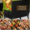 Portable Foldable Charcoal BBQ Grill – 16.7x10x17.7in, Outdoor Camping & Picnic