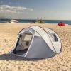 4-Person Pop-Up Camping Tent – Easy Setup for Hiking, Fishing, Beach & Outdoor Adventures