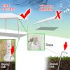 Five-Sided Waterproof Tent with Spiral Tubes, 3x9m