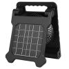 10,000mAh Solar Rechargeable Fan & LED Lantern – 7" Portable Cordless 4W Camping Fan