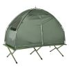 34" x 76" Foldable Cot with Tent & Air Mattress