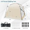 10' x 10' Feet Screened Canopy Tent w/ Vestibule and Zippered Door