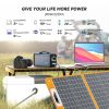 Flashfish - 300W Power Station with Foldable Solar Charger