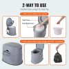 VEVOR Portable Toilet for Camping - Detachable Inner Bucket & Removable Paper Holder