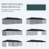 10' x 30' Foldable Canopy, Green