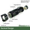 E300 EDC Tactical Flashlight - 3 Pack