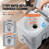 VEVOR 5.3 Gallon Portable Toilet for Camping - Push Button Pressurized Flush