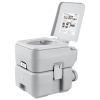 VEVOR 5.3 Gallon Portable Toilet for Camping - Push Button Pressurized Flush