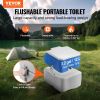 VEVOR 5.3 Gallon Portable Toilet for Camping - Push Button Pressurized Flush