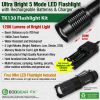 TK130 LED Flashlight Kit