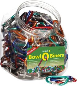 8MM BOWL O/CARABINERS 72 PCS