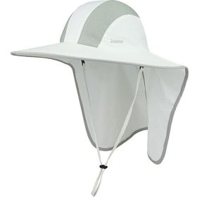 TASLON UV LG BILL CAP WHITE OS