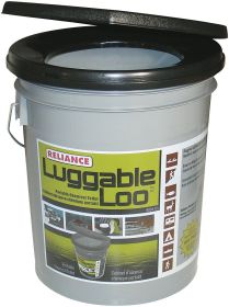 LUGGABLE LOO PORTABLE TOILET METAL HANDLE BULK