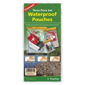 WATERPROOF POUCHES 3 PK