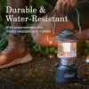 Coleman Classic Recharge 800 Lumen LED Lantern – USB-C Rechargeable Camping Lantern with Power Bank, Black