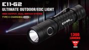 E11-G2 -1300 Lumen Rechargeable EDC Flashlight