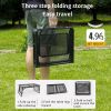 Whitsunday Outdoor Iron Camping Folding Portable Table with Extension Boards