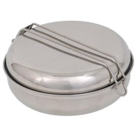 Olicamp Stainless Steel Mess Kit (Lightweight & Durable Backpacking Cookset)