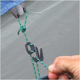 FFigure 9 Tent Line Kit – No-Knot Guy Line Tighteners with Reflective Cords