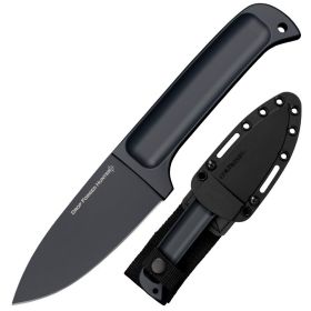 Cold Steel Drop Forged Hunter – 4" Fixed Blade 52100 High Carbon Steel Knife with Secure-Ex® Sheath