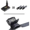 Nite Ize Radiant RH1 PowerSwitch 600-Lumen Rechargeable LED Headlamp – Dual Power Headlamp with Red Light & 6 Modes