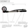 Planet Bike Shockmate 3.0 Suspension Pump – Shock Pump for Bike Suspension