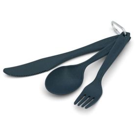 Coghlan’s Camp Cutlery Set – Eco-Friendly Fork, Spoon & Knife with Carabiner