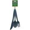 Coghlan’s Camp Cutlery Set – Eco-Friendly Fork, Spoon & Knife with Carabiner