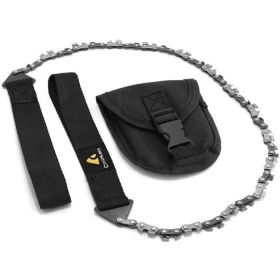 Coghlan’s Pocket Chainsaw – Black Stainless Steel Survival Saw