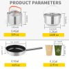 Whitsunday 304 Stainless Steel Set Outdoor Cookware