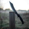 Schrade Decimate Parang Machete – 12” 3Cr13 Steel Blade with Rubberized Grip