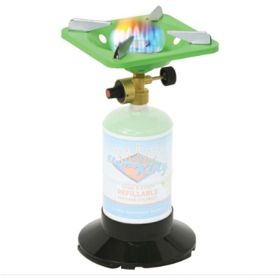 Flame King Portable BottleTop Camping Stove with Stand (10,000 BTU)