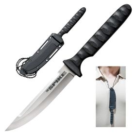 Cold Steel Tokyo Spike Neck Knife – 4" German 4116 Stainless Steel Fixed Blade with Secure-Ex® Sheath