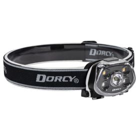 Dorcy 41-4320 Pro Series 470-Lumen LED High CRI & UV Tilting Headlamp – Multi-Mode Hands-Free Headlight with Batteries Included