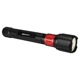 Dorcy 41-4328 3,400-Lumen USB Rechargeable LED Flashlight with Power Bank – Flood & Spot Beam Modes